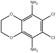 1,4-Benzodioxan-5,8-diamine,  6,7-dichloro-  (5CI) 结构式