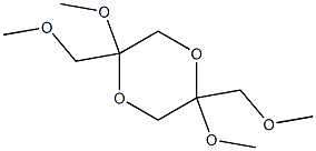 p-Dioxane,  2,5-dimethoxy-2,5-bis(methoxymethyl)-  (3CI) 结构式