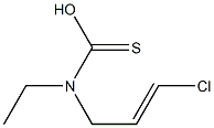 Carbamic  acid,  (3-chloroallyl)ethylthio-  (6CI) 结构式