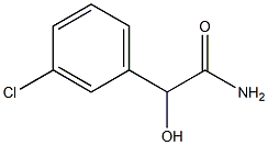 Mandelamide,  m-chloro-  (3CI) 结构式