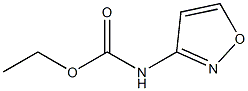 3-Isoxazolecarbamic  acid,  ethyl  ester  (5CI) 结构式