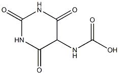 5-Pyrimidinecarbamic  acid,  hexahydro-2,4,6-triketo-  (1CI) 结构式