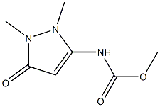 3-Pyrazoline-3-carbamic  acid,  1  2-dimethyl-5-oxo-,  methyl  ester  (4CI) 结构式