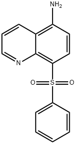 Quinoline,  5-amino-8-(phenylsulfonyl)-  (4CI) 结构式
