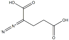 Glutaric  acid,  -alpha--diazo-  (2CI) 结构式