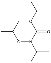 Carbamic  acid,  isopropoxyisopropyl-,  ethyl  ester  (1CI) 结构式