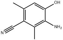 2,6-Xylonitrile,  3-amino-4-hydroxy-  (2CI) 结构式