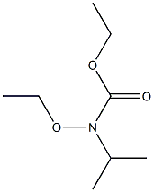 Carbamic  acid,  ethoxyisopropyl-,  ethyl  ester  (1CI) 结构式