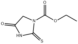 1-Imidazolecarboxylic  acid,  tetrahydro-4-keto-2-(thioketo)-,  ethyl  ester  (1CI) 结构式