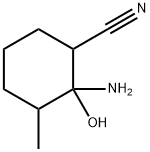Cyclohexanenitrile,  2-amino-2-hydroxy-3-methyl-  (2CI) 结构式