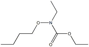 Carbamic  acid,  butoxyethyl-,  ethyl  ester  (2CI) 结构式