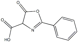 2-Oxazoline-4-carboxylic  acid,  5-oxo-2-phenyl-  (5CI) 结构式