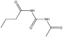 Urea,  1-acetyl-3-butyryl-  (4CI) 结构式