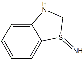 Benzothiazoline,  1-imino-  (3CI) 结构式