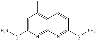 1,8-Naphthyridine,  2,7-dihydrazino-4-methyl-  (3CI) 结构式