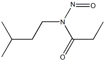 Propionamide,  N-isopentyl-N-nitroso-  (5CI) 结构式