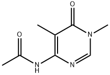 4(3H)-Pyrimidinone,  6-acetamido-3,5-dimethyl-  (6CI) 结构式