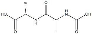 Alanine,  N-(N-carboxy-DL-alanyl)-,  DL-  (5CI) 结构式