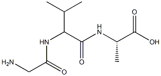 Alanine,  N-(N-glycyl-DL-valyl)-,  DL-  (5CI) 结构式
