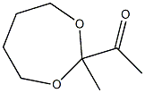 Ketone, methyl 2-methyl-1,3-dioxepan-2-yl (7CI) 结构式