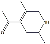 Ketone, methyl 1,2,3,6-tetrahydro-2,5-dimethyl-4-pyridyl (7CI) 结构式