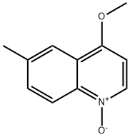 6-甲基-4-甲氧基喹啉氮氧化物 结构式