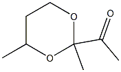 Ketone, 2,4-dimethyl-m-dioxan-2-yl methyl (7CI) 结构式