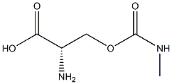 Serine, methylcarbamate (6CI) 结构式