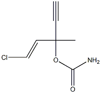 Carbamic acid, 3-chloro-1-ethynyl-1-methylallyl ester (6CI) 结构式