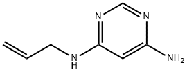 Pyrimidine, 4-(allylamino)-6-amino- (6CI) 结构式