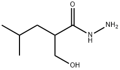 Valeric  acid,  2-(hydroxymethyl)-4-methyl-,  hydrazide  (6CI) 结构式