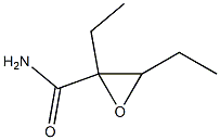 Valeramide, 2,3-epoxy-2-ethyl- (6CI) 结构式