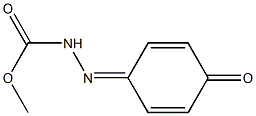 Carbazic  acid,  3-(4-oxo-2,5-cyclohexadien-1-ylidene)-,  methyl  ester  (6CI) 结构式