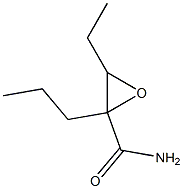 Valeramide, 2,3-epoxy-2-propyl- (6CI) 结构式