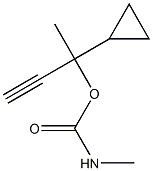 Carbamic acid, methyl-, 1-cyclopropyl-1-methyl-2-propynyl ester (6CI) 结构式