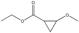 Cyclopropanecarboxylic acid, 2-methoxy-, ethyl ester (6CI) 结构式