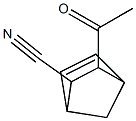 5-Norbornene-2-carbonitrile, 3-acetyl- (6CI) 结构式