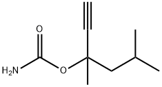 Carbamic acid, 1-isobutyl-1-methyl-2-propynyl ester (6CI) 结构式