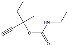 Carbamic acid, ethyl-, 1-ethyl-1-methyl-2-propynyl ester (6CI) 结构式