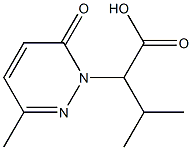 1(6H)-Pyridazineacetic  acid,  -alpha--isopropyl-3-methyl-6-oxo-  (6CI) 结构式