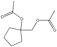 Cyclopentanemethanol, 1-hydroxy-, diacetate (6CI) 结构式
