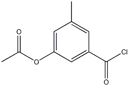 3,5-Cresotoyl chloride, acetate (6CI) 结构式