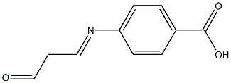 Benzoic acid, p-(2-formylethylideneamino)- (6CI) 结构式