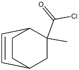 Bicyclo[2.2.2]oct-5-ene-2-carbonyl chloride, 2-methyl- (6CI) 结构式