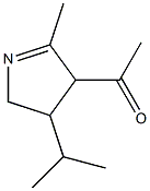 Ketone, 4-isopropyl-2-methyl-1-pyrrolin-3-yl methyl (6CI) 结构式