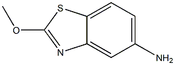 Benzothiazole, 5-amino-2-methoxy- (6CI) 结构式