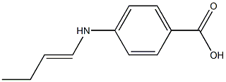 Benzoic acid, p-1-butenylamino- (6CI) 结构式