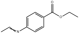 Benzoic acid, p-ethylideneamino-, ethyl ester (6CI) 结构式