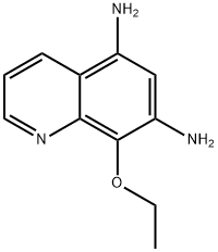 Quinoline, 5,7-diamino-8-ethoxy- (6CI) 结构式