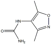 Urea, (3,5-dimethyl-4-isoxazolyl)- (6CI) 结构式